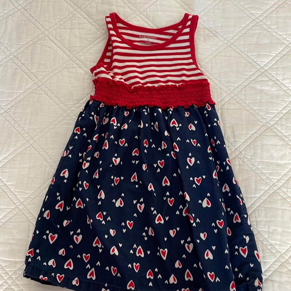 Red white and blue summer dress